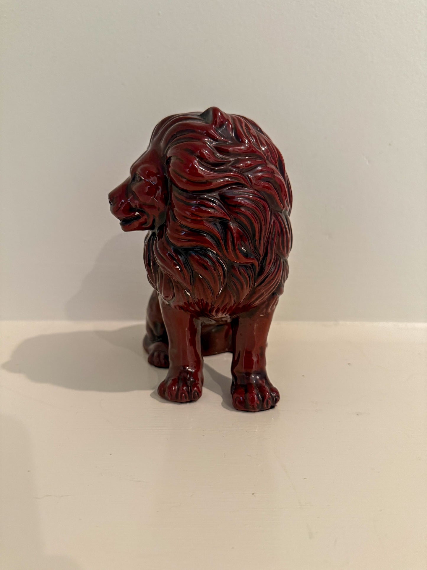 Ceramic Red Lion