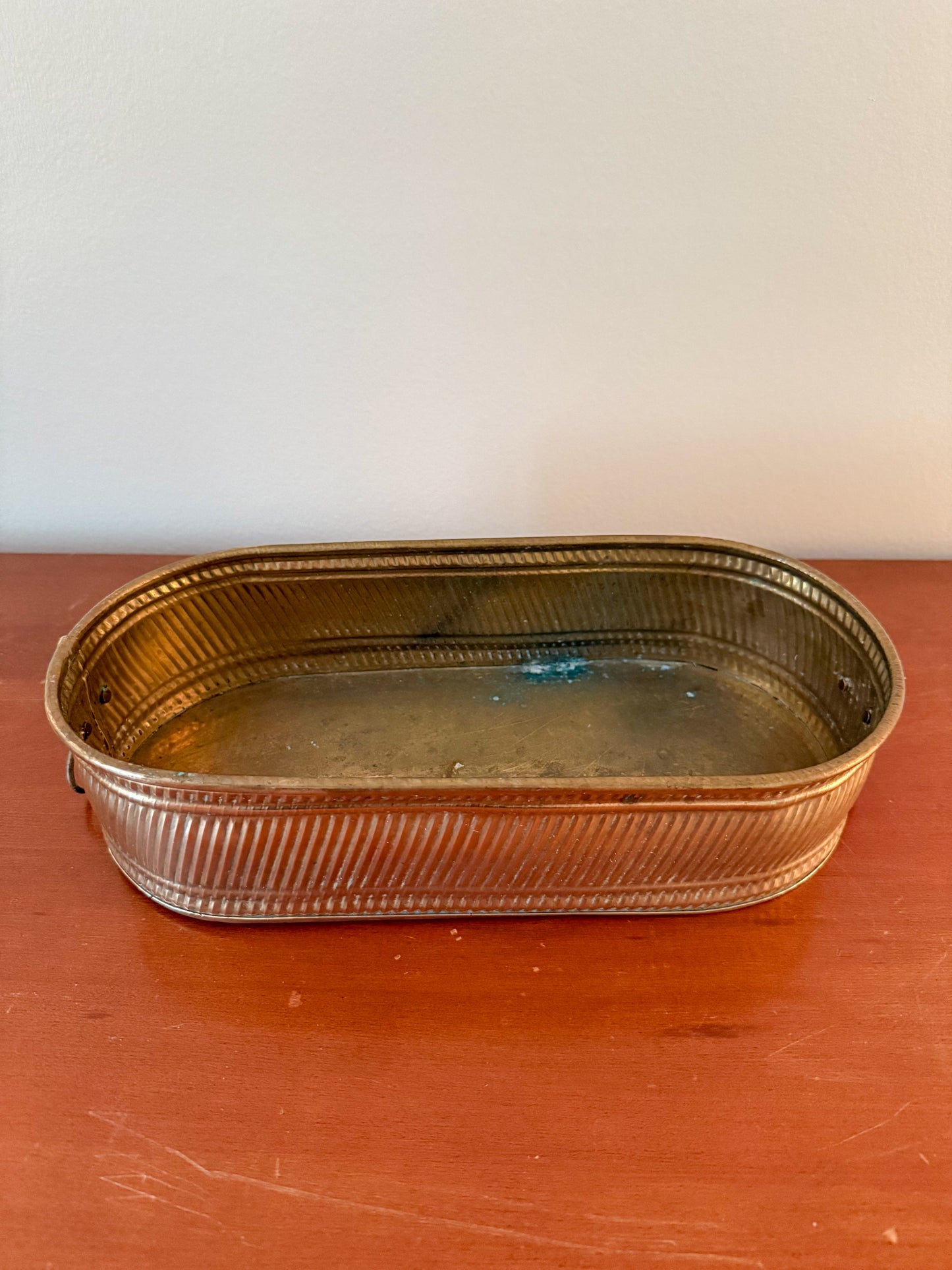 Brass Planter with Lion Heads