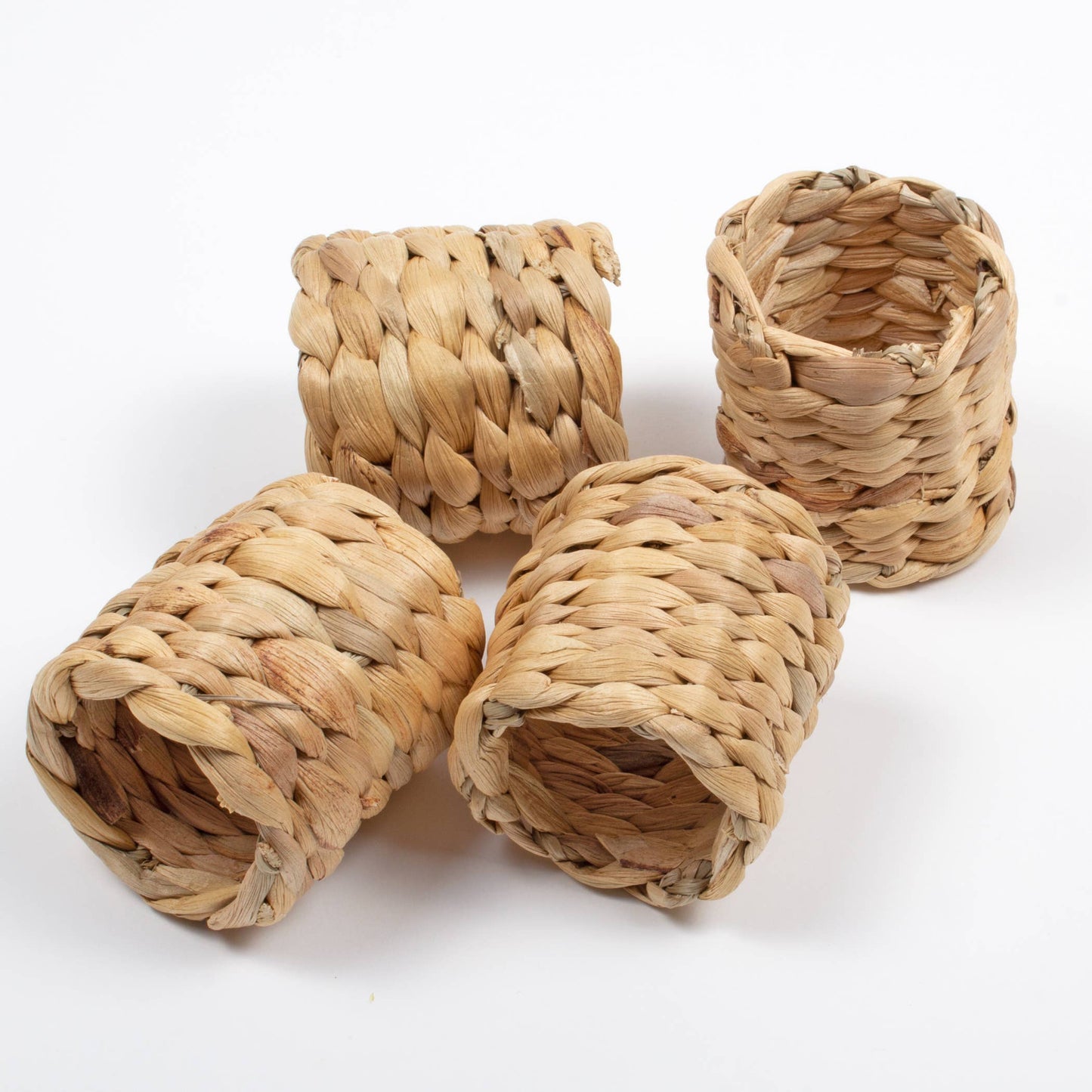 Natural Rattan Napkin Ring Set of 4