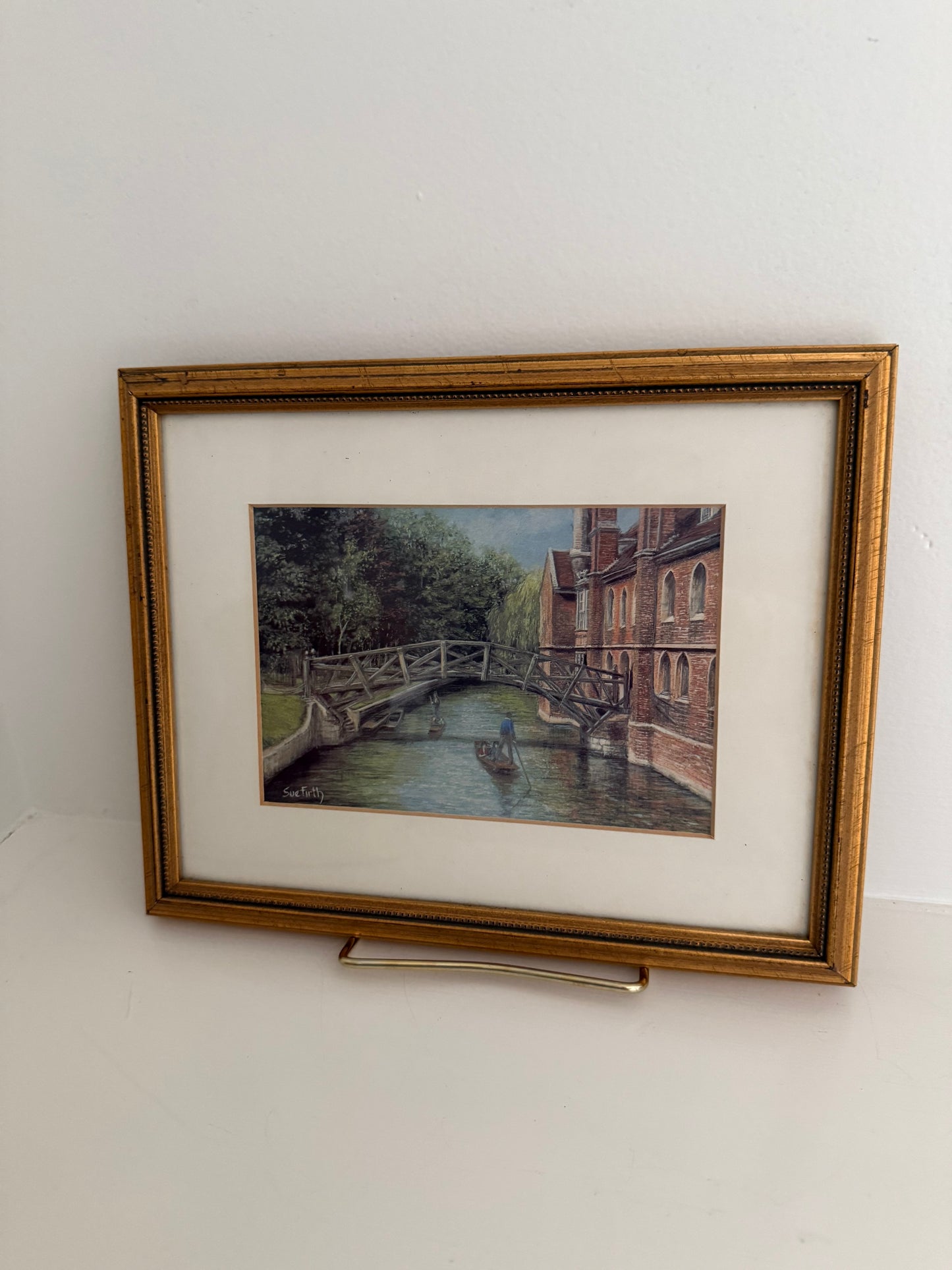 Framed Print of Cambridge Bridge