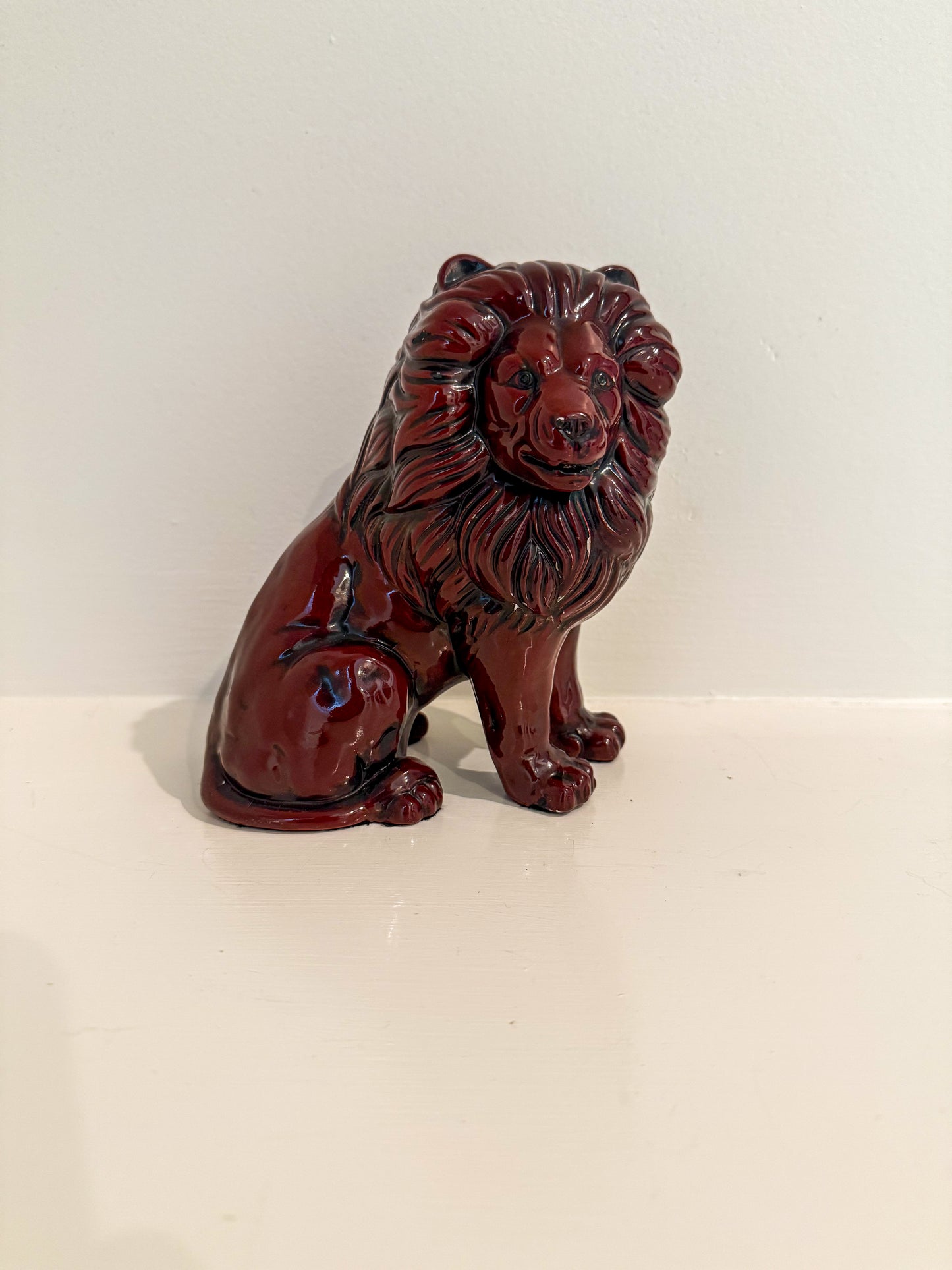 Ceramic Red Lion