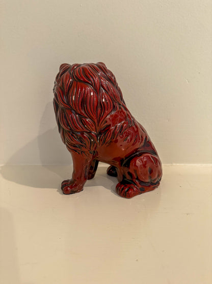 Ceramic Red Lion
