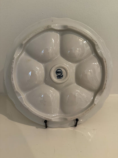 Antique Hall’s Oyster Plate