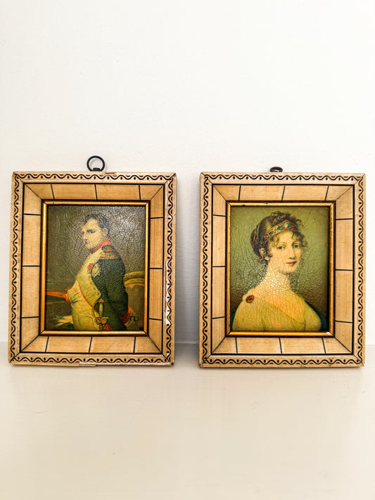 Pair of Miniature Portraits