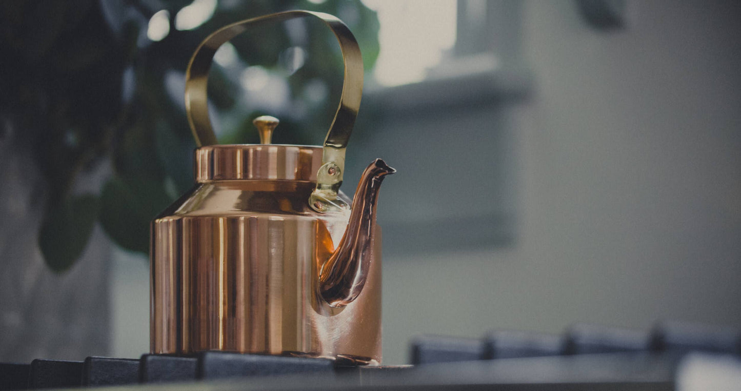 English Copper Tea Kettle