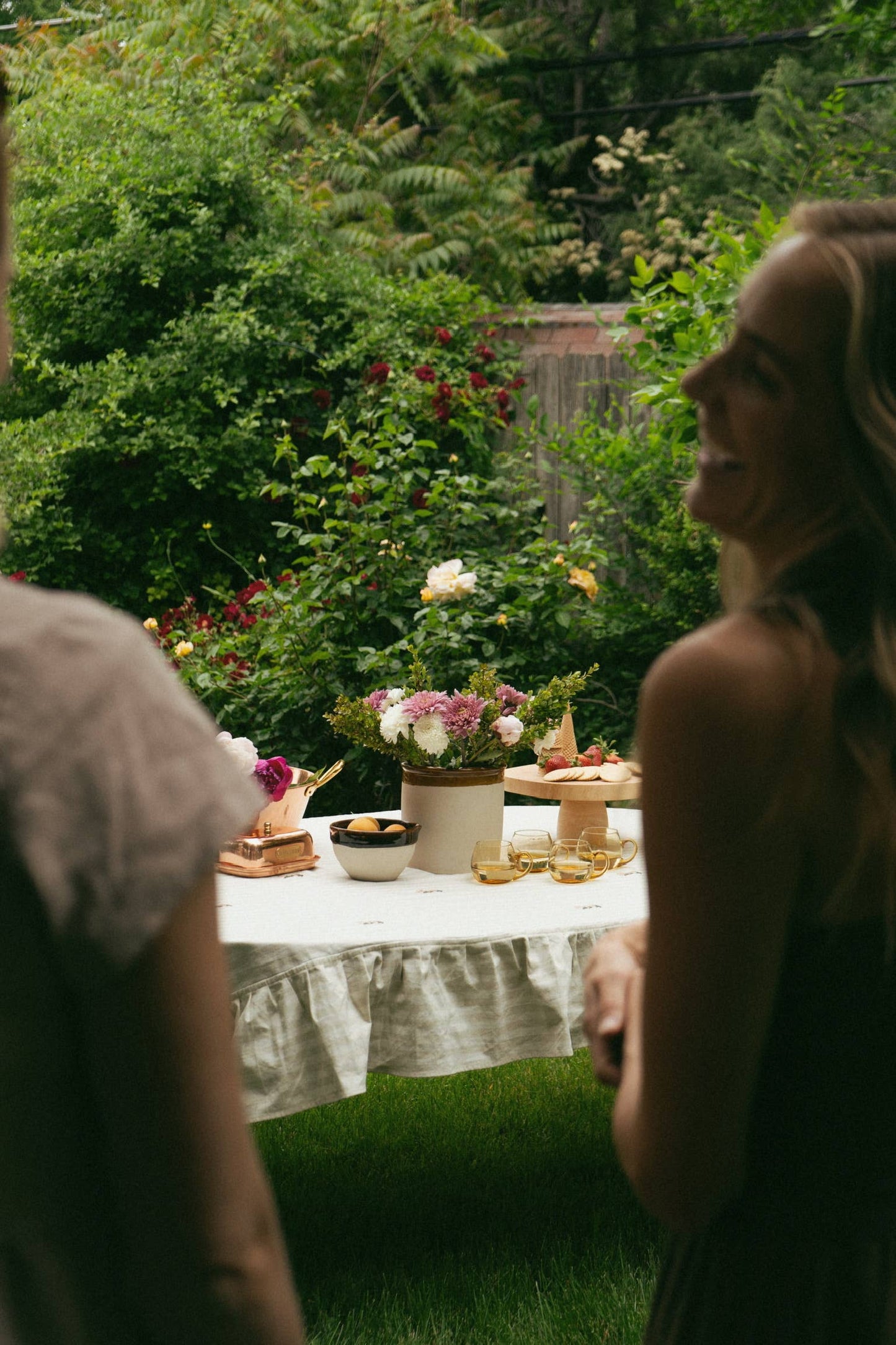 Frances Ruffled Tablecloth