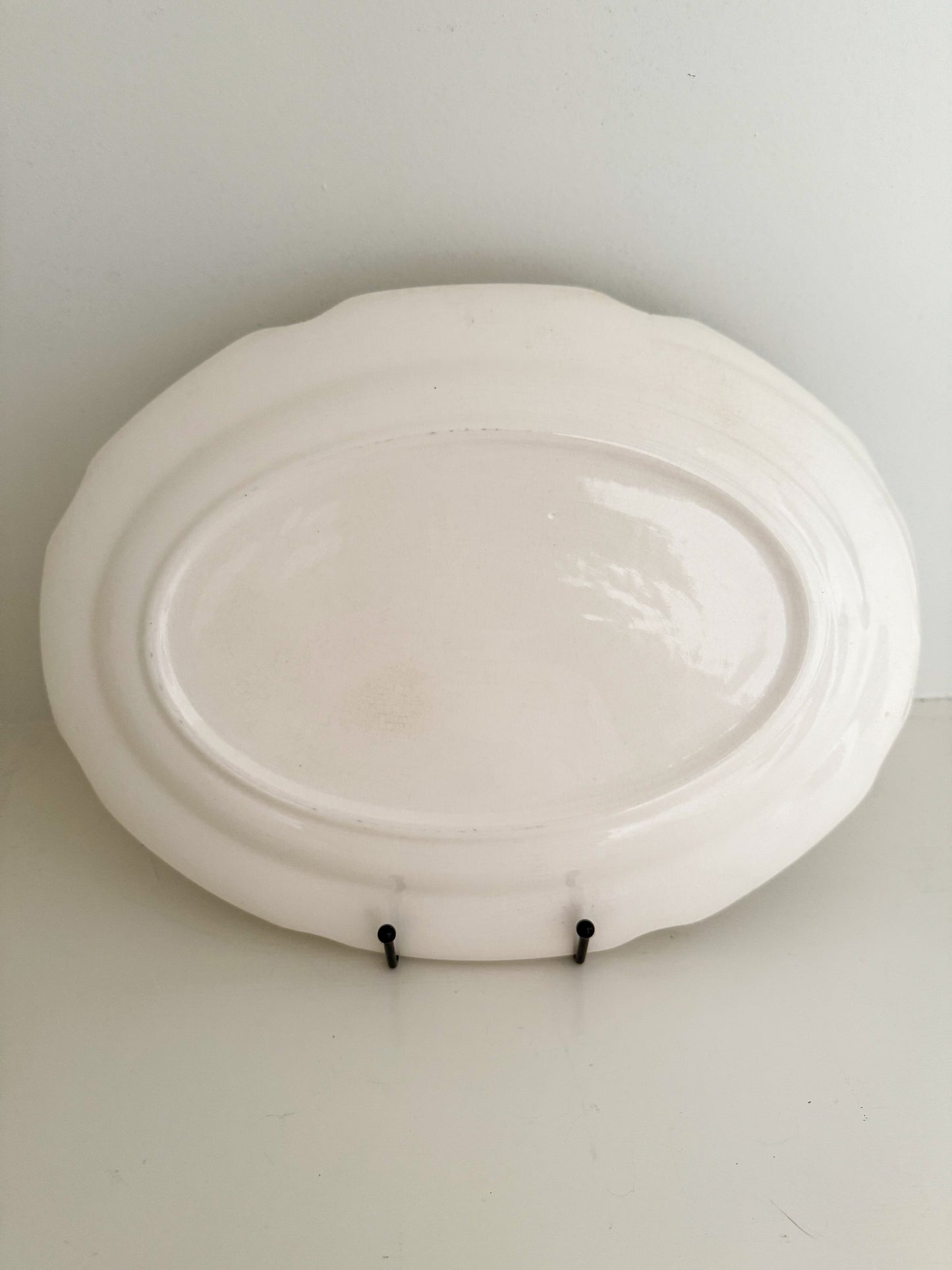 Antique White Platter