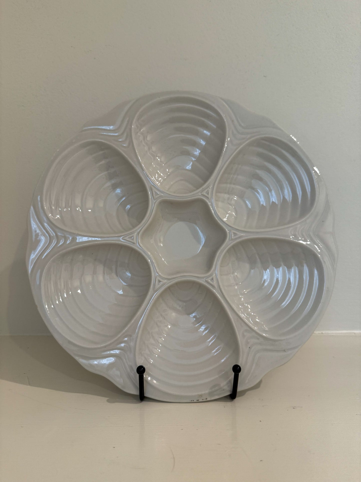 Antique Hall’s Oyster Plate