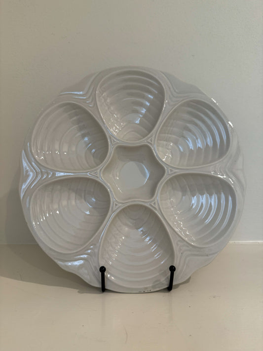 Antique Hall’s Oyster Plate