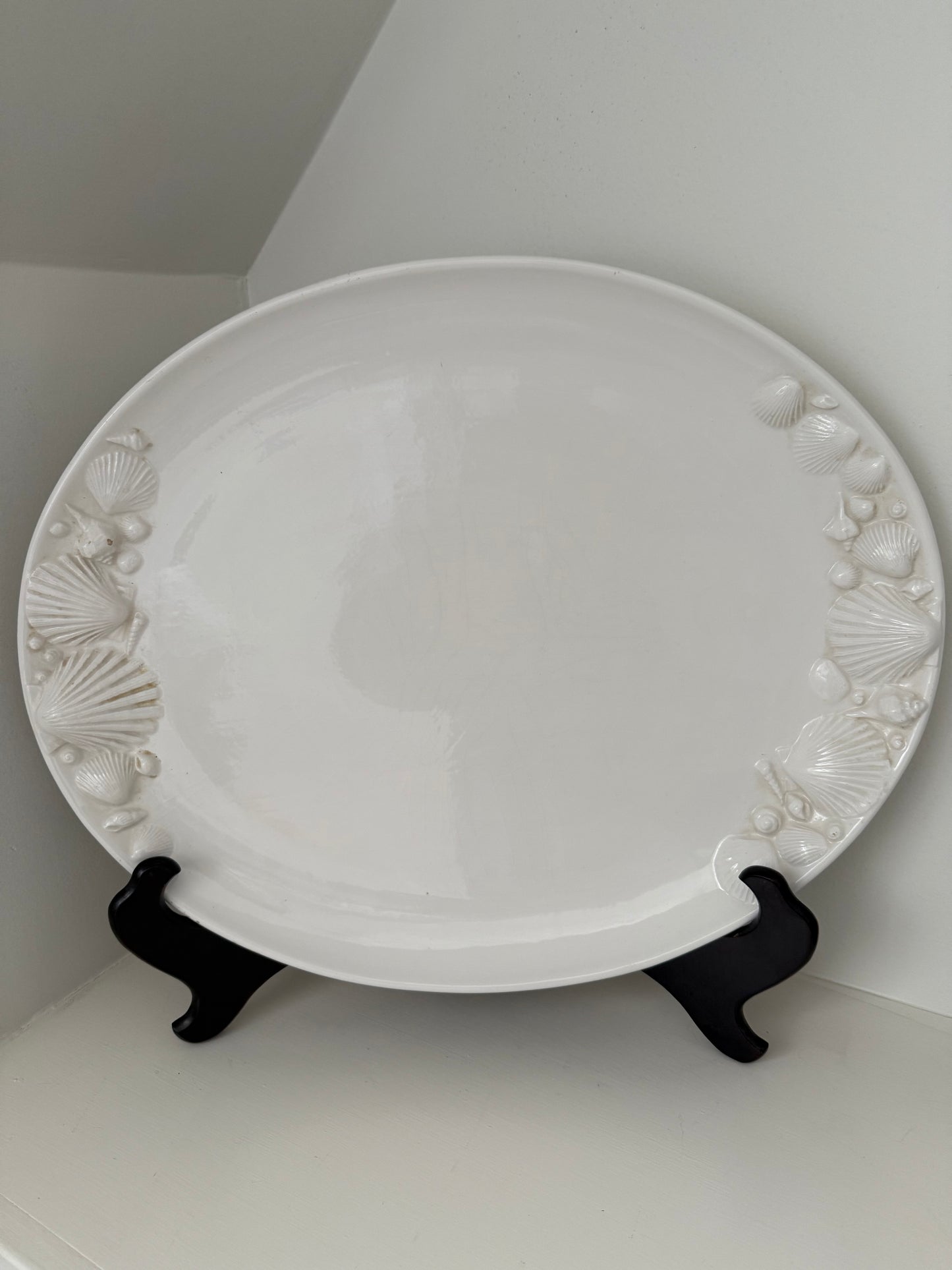 Large Italian Shell Serving Platter
