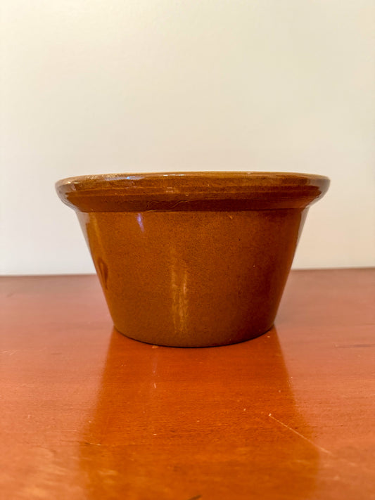 Brown Glazed Ceramic Bowl