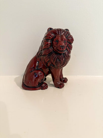 Ceramic Red Lion