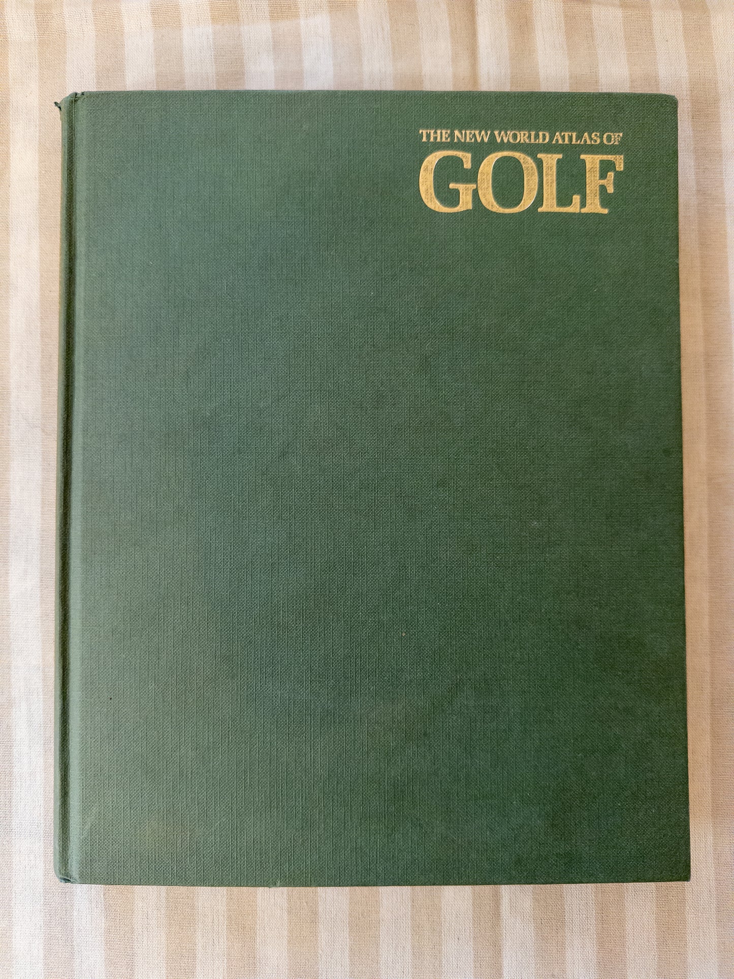 "The New World Atlas of Golf" Coffee Table Book