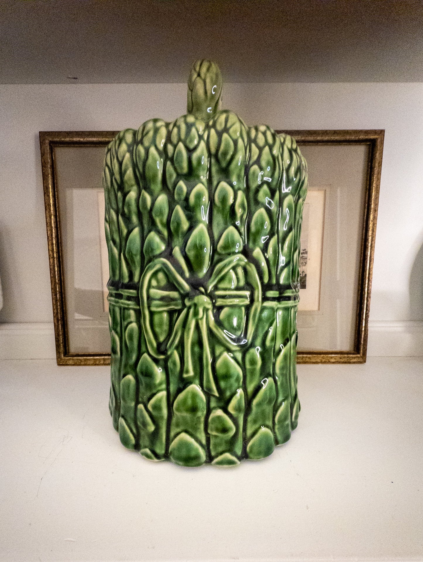 Green Asparagus Jar