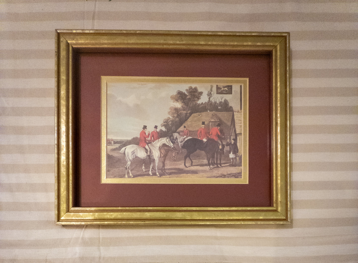 Small Fox Hunting Scene Print