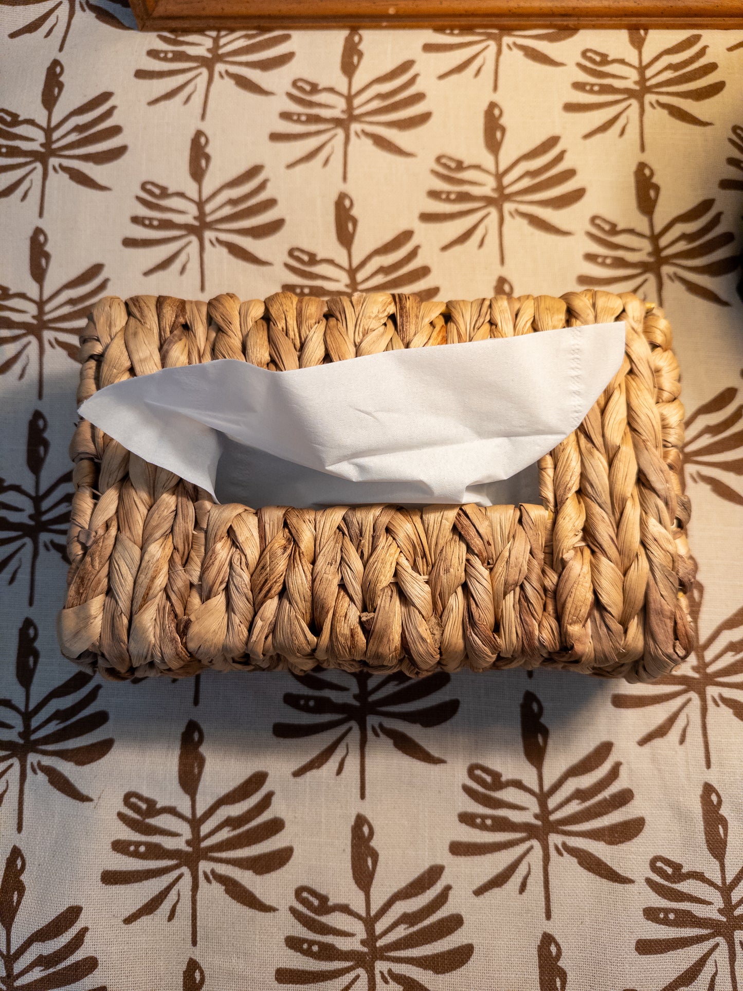 Wicker Tissue Box Cover