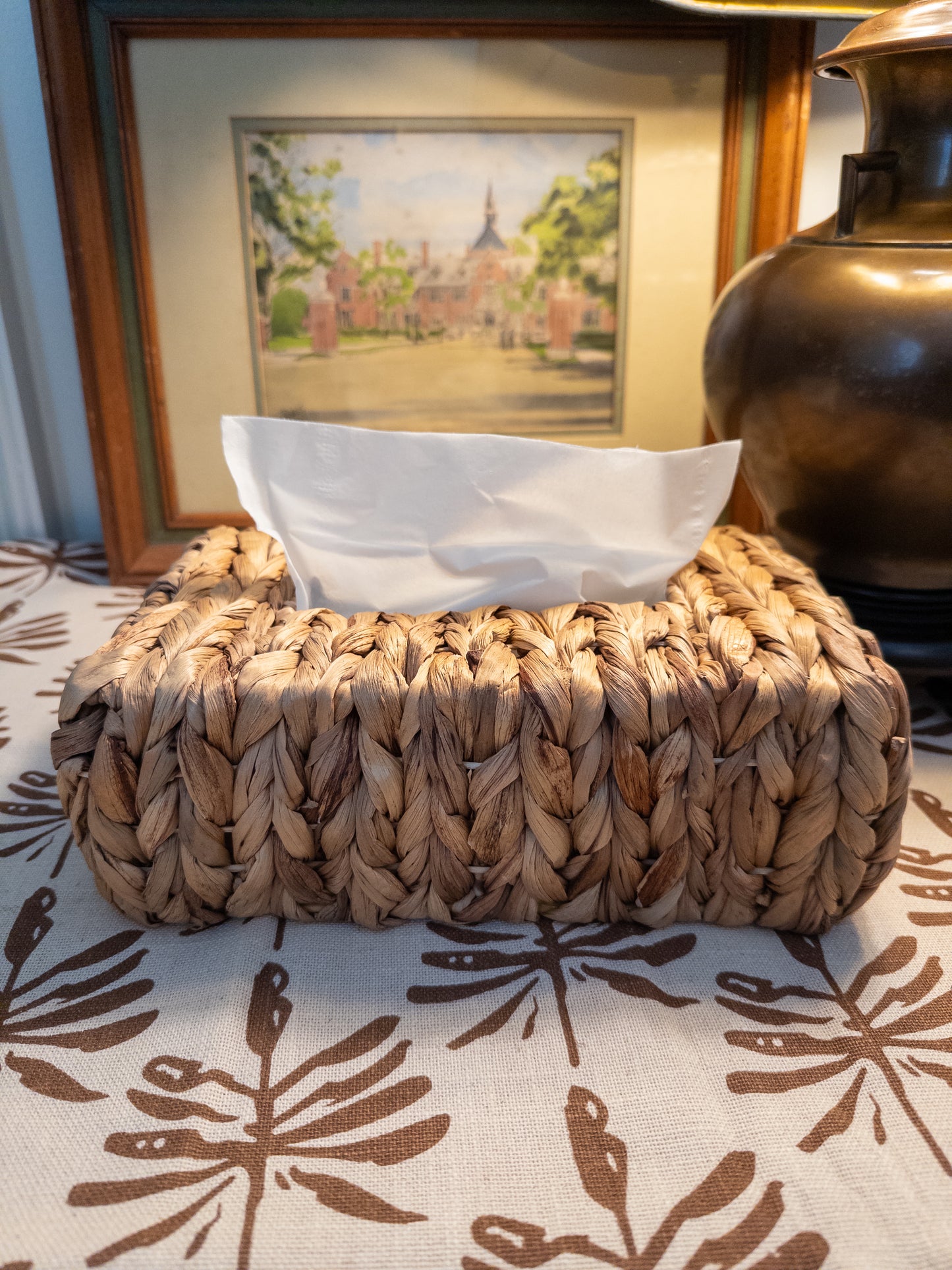 Wicker Tissue Box Cover