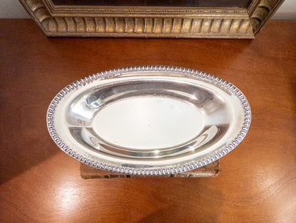 Silver Oval Dish